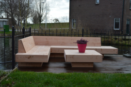 Hoekbank | loungebank 'Languit met Douglas' | vanaf 1195,- euro