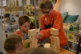 Bouwpakket houten robot