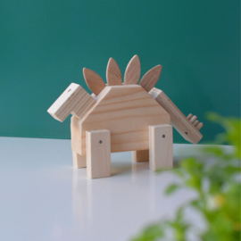 Dino hout Stegosaurus