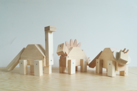 Dino hout Stegosaurus