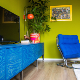 Woonkamer meubel 'Blue wood'