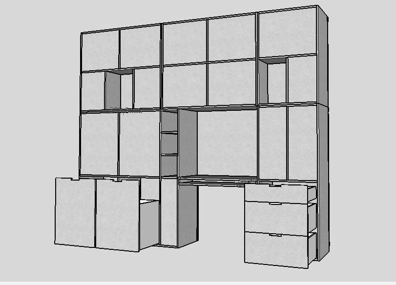 kast op maat - maatwerk vakkenkast