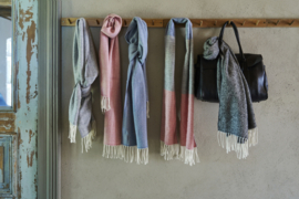 Klippan cashmere & merino shawl Tippy pink