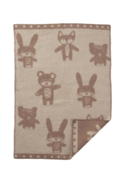 Bunny & Bear - Wiegdeken wol
