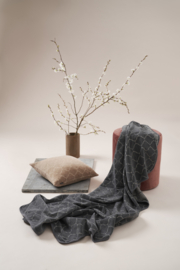 Klippan plaid organic cotton Hjördis grijs