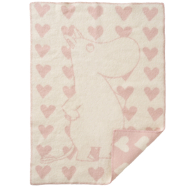 Wiegdeken Moomin heart - 100% Lamswol