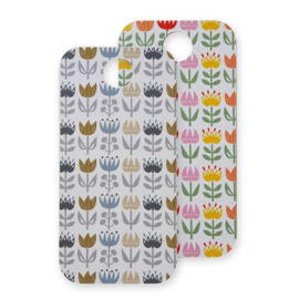 Klippan 100% katoenen theedoek  Tulip grey 2 stuks
