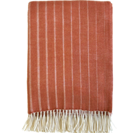 Klippan plaid Irregular stripes super fine merino