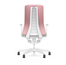 Bureaustoel Interstuhl PUREis3 Edition voor thuiswerkplek Light Pink