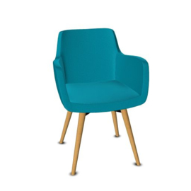 Febru Soul vergaderstoel 4 poot hout 205061