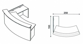 BALIE Type 1 afmeting 250x193 cm