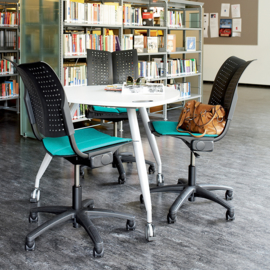 HAG WING Conventio 9832 design conferentiestoel - verrijdbaar