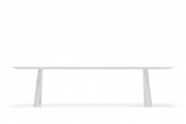 ARKI by Pedrali WIT tafel 6mm volkern blad met witte kern