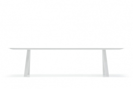 ARKI by Pedrali WIT tafel 6mm volkern blad met witte kern