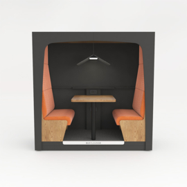 Busylounge akoestische overlegplek 4 persoons