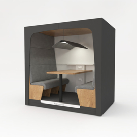Busylounge akoestische overlegplek 4 persoons