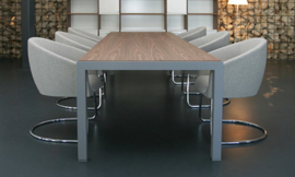 Lande Slick vergadertafel met verzonken blad TOPPER !
