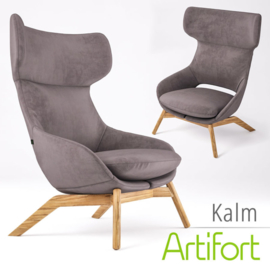 Artifort fauteuil Kalm 4 poot hout by Patrick Norguet 2015