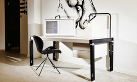 Lande LOVD bureau met industriele look