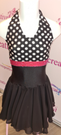 Polka dot halter Jurkje maat 152