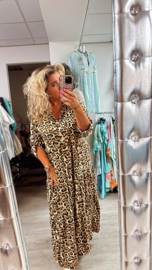 Jurk panter strass