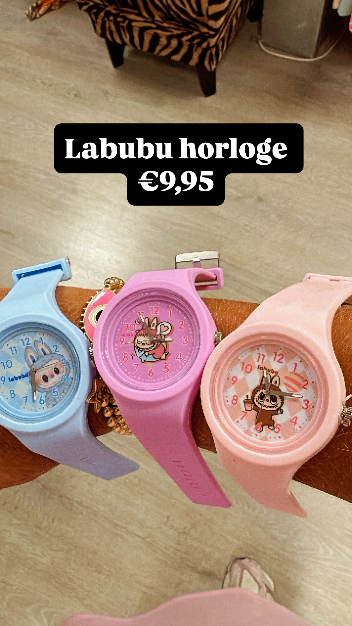 Labubu/lafufu horloge
