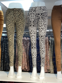 Cheeta print broek