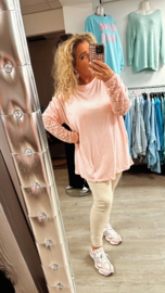 T shirt kanten mouw