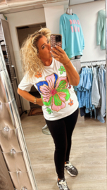 T shirt bloem
