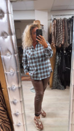 Blouse block strass