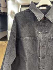 Jeans blouse strass