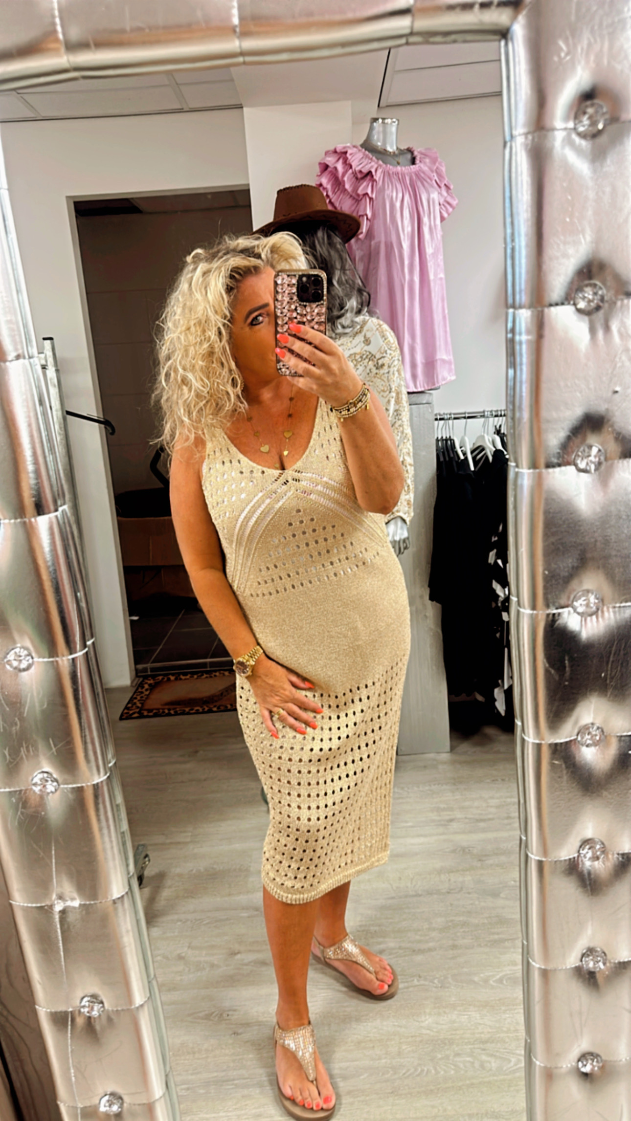 Golden dress