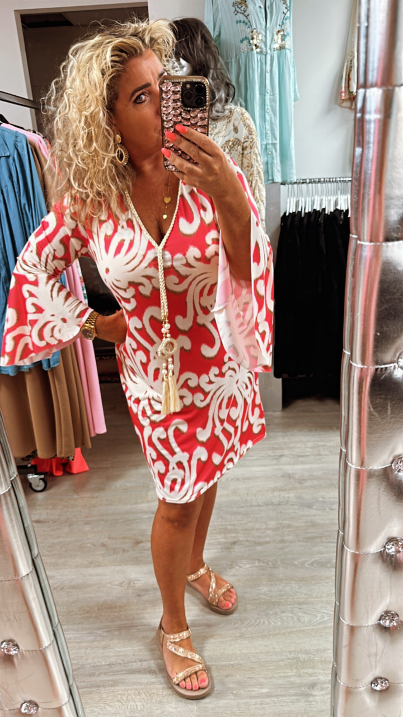 Jurk Amy roze