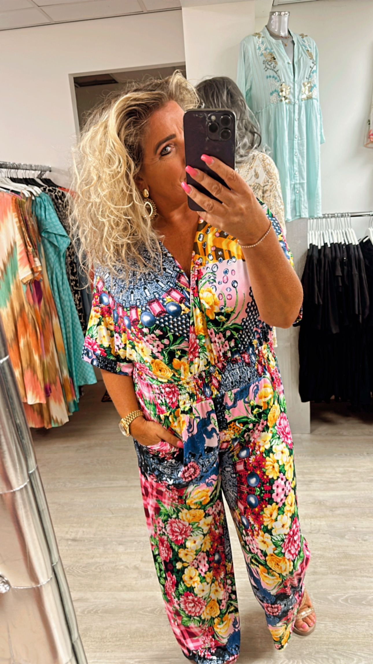 Jumpsuit pink