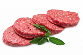 Hamburgers 100% rundvlees kg-prijs