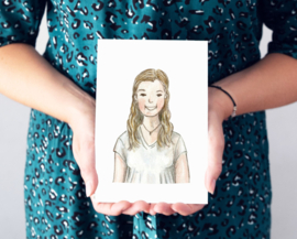 Vrolijk (zelf)portret maken met illustratrice Roos Stelloo