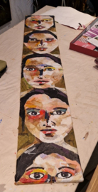 X-tra Workshop 'schilderen met papier' door Astrid Vlasman