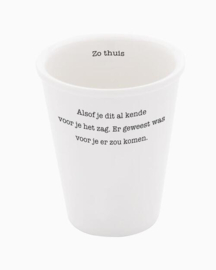 Beker 'Thuis' - PLINT