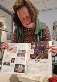 X-tra Workshop 'schilderen met papier' door Astrid Vlasman