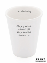 Beker 'de ontdekking' - PLINT