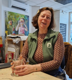 X-tra Workshop 'schilderen met papier' door Astrid Vlasman