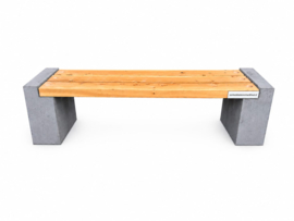 Tuinbank beton en geschaafd Douglas hout 165x45x45cm