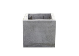 Bloembak beton 60x60x60cm grijs