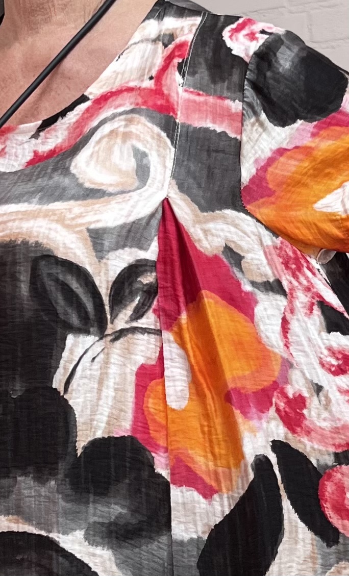 Fannycoo  Germany tencel A-lijn jurk met zakken