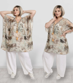 ONE OF A KIND  viscose zomer poncho/tuniek