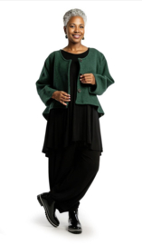 AKH oversized A-lijn blazer/vest apart stretch/in meerdere kleuren