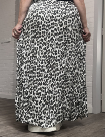 Sisi gekreukt chiffon viscose oversized rok /gevoerd /in meerdere kleuren
