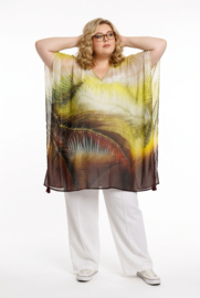 ONE OF A KIND  viscose zomer poncho/tuniek