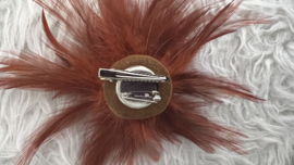 Paris veer decor broche corsage met clip/speld