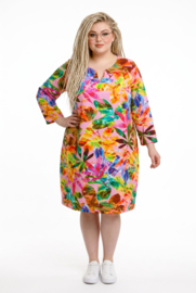 Ophilia premium kwaliteit katoen jurk  stretch